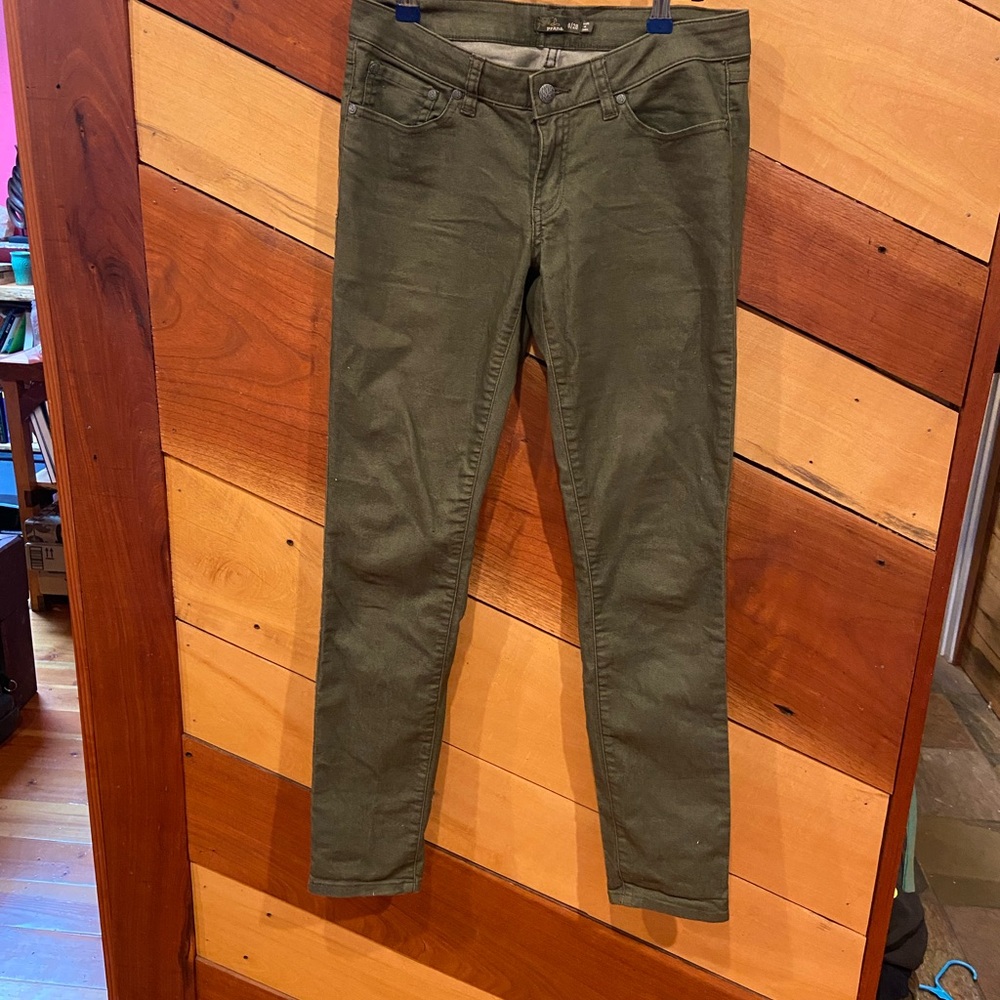 Prana Women's Skinny Jeans - Olive Green